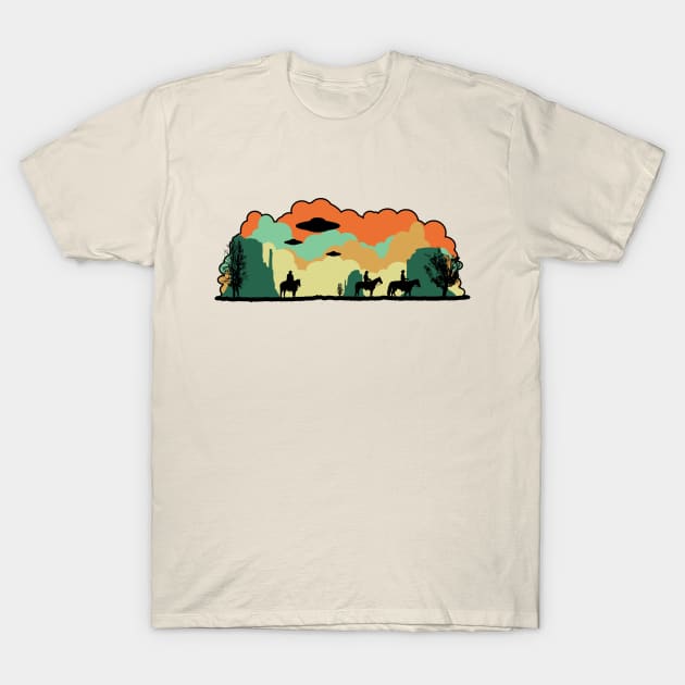 Cowboys & Aliens T-Shirt by KAMonkey